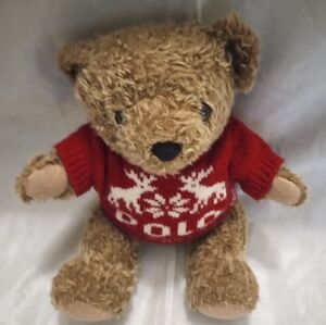 Ralph Lauren Polo 1998 Teddy Bear with Red Sweater